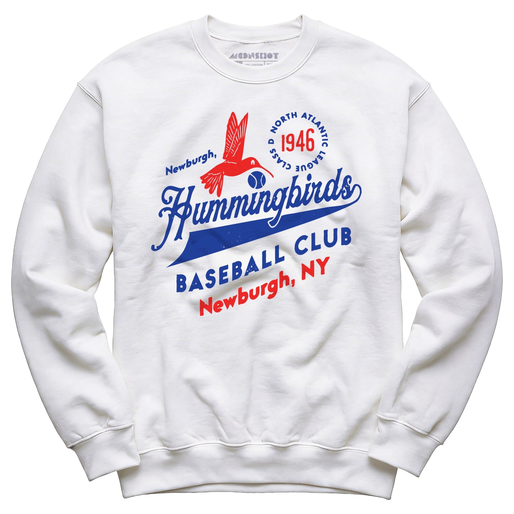 Newburgh Hummingbirds - New York - Vintage Defunct Baseball Teams - Unisex Sweatshirt