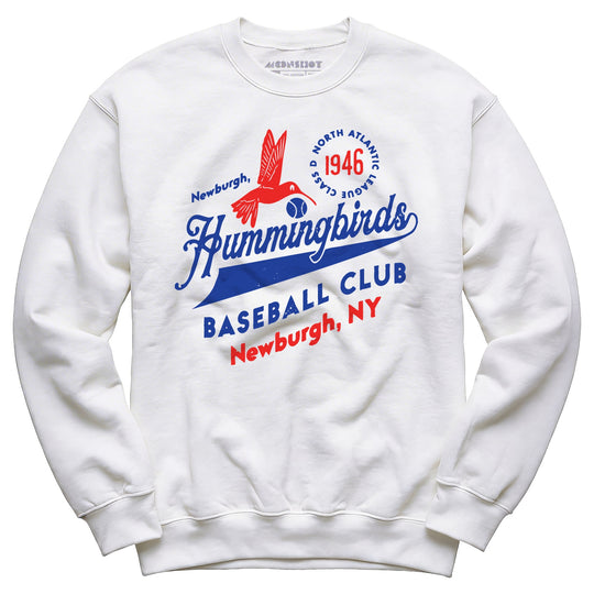 Newburgh Hummingbirds - New York - Vintage Defunct Baseball Teams - Unisex Sweatshirt