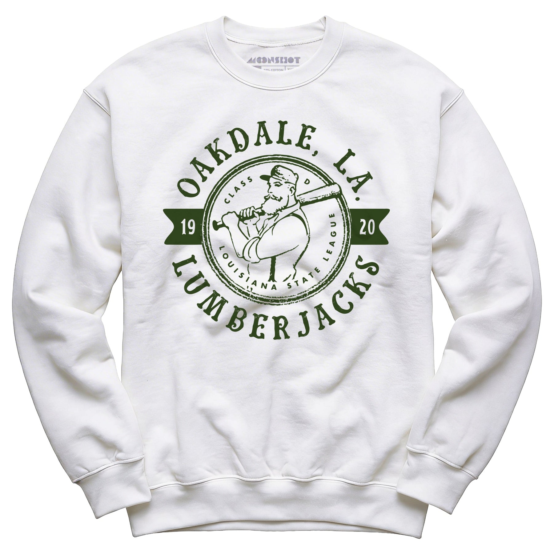 Oakdale Lumberjacks - Louisiana - Vintage Defunct Baseball Teams - Unisex Sweatshirt