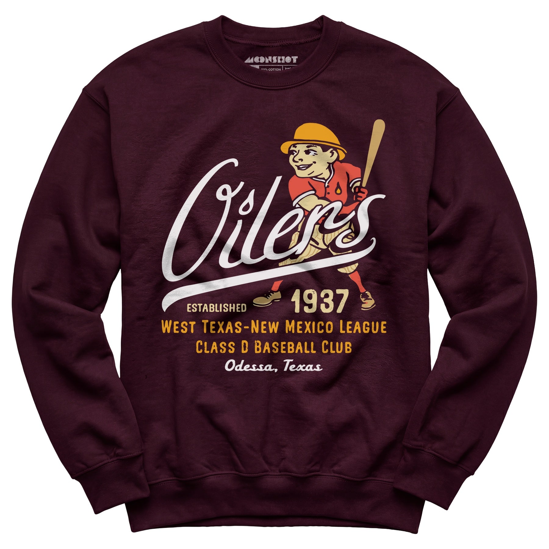 Odessa Oilers - Texas - Vintage Defunct Baseball Teams - Unisex Sweatshirt