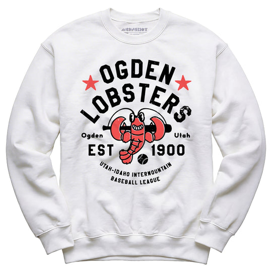 Ogden Lobsters - Utah - Vintage Defunct Baseball Teams - Unisex Sweatshirt