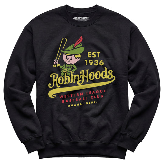 Omaha Robin Hoods - Nebraska - Vintage Defunct Baseball Teams - Unisex Sweatshirt