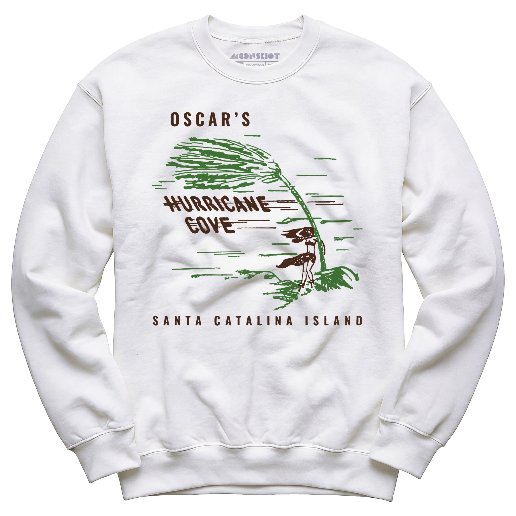 Oscar's Hurricane Cove - Catalina Island, CA - Vintage Tiki Bar - Unisex Sweatshirt