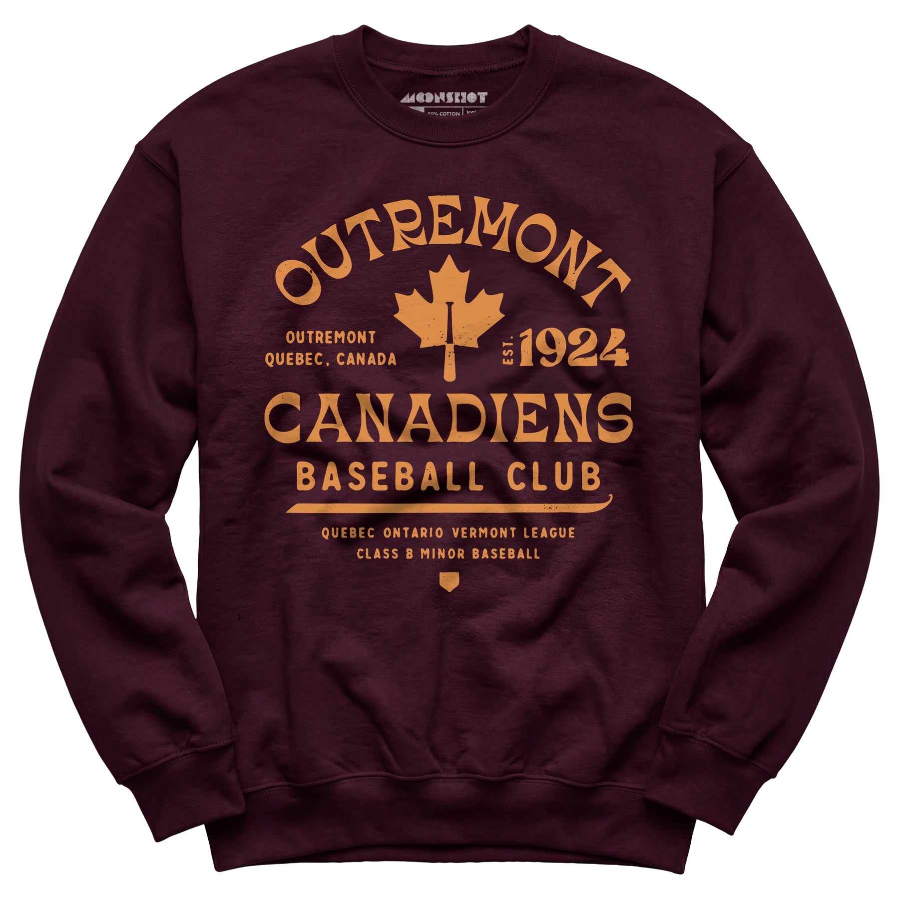 Outremont Canadiens - Canada - Vintage Defunct Baseball Teams - Unisex Sweatshirt
