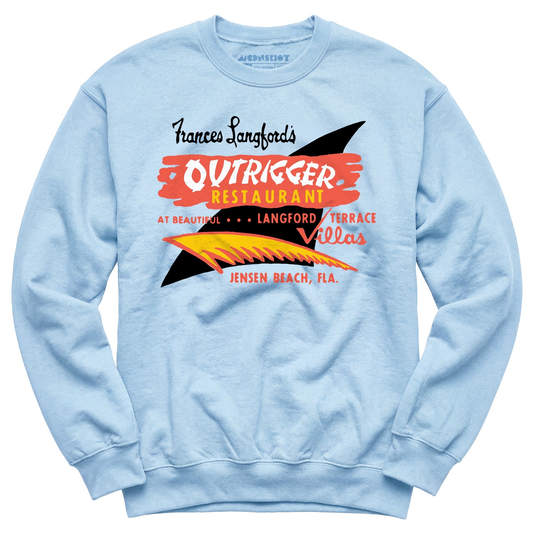 Outrigger - Jensen Beach, FL - Vintage Tiki Bar - Unisex Sweatshirt