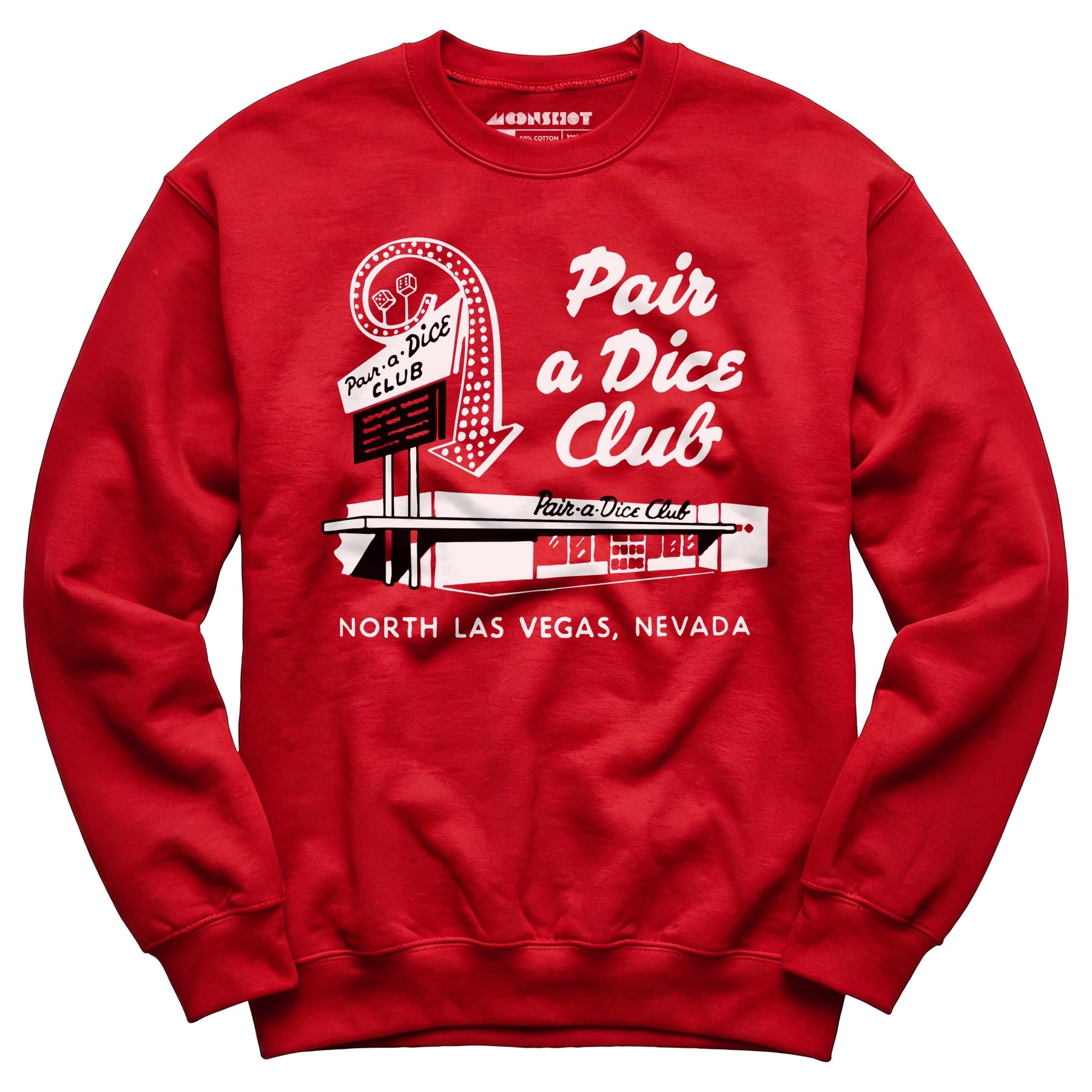 Pair a Dice Club - Vintage Las Vegas - Unisex Sweatshirt