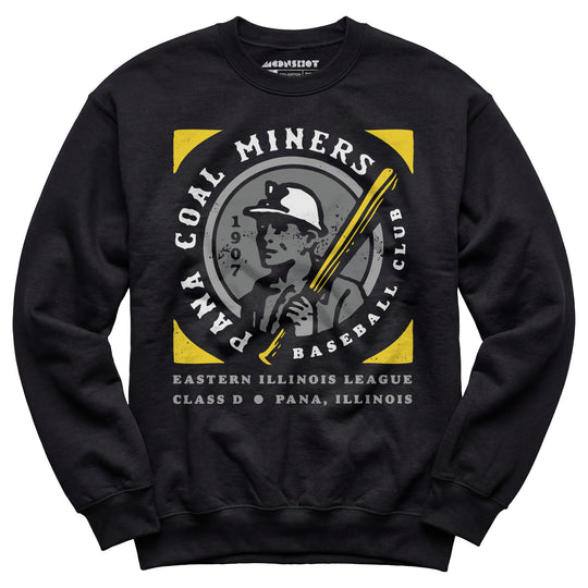 Pana Coal Miners - Illinois - Vintage Defunct Baseball Teams - Unisex Sweatshirt