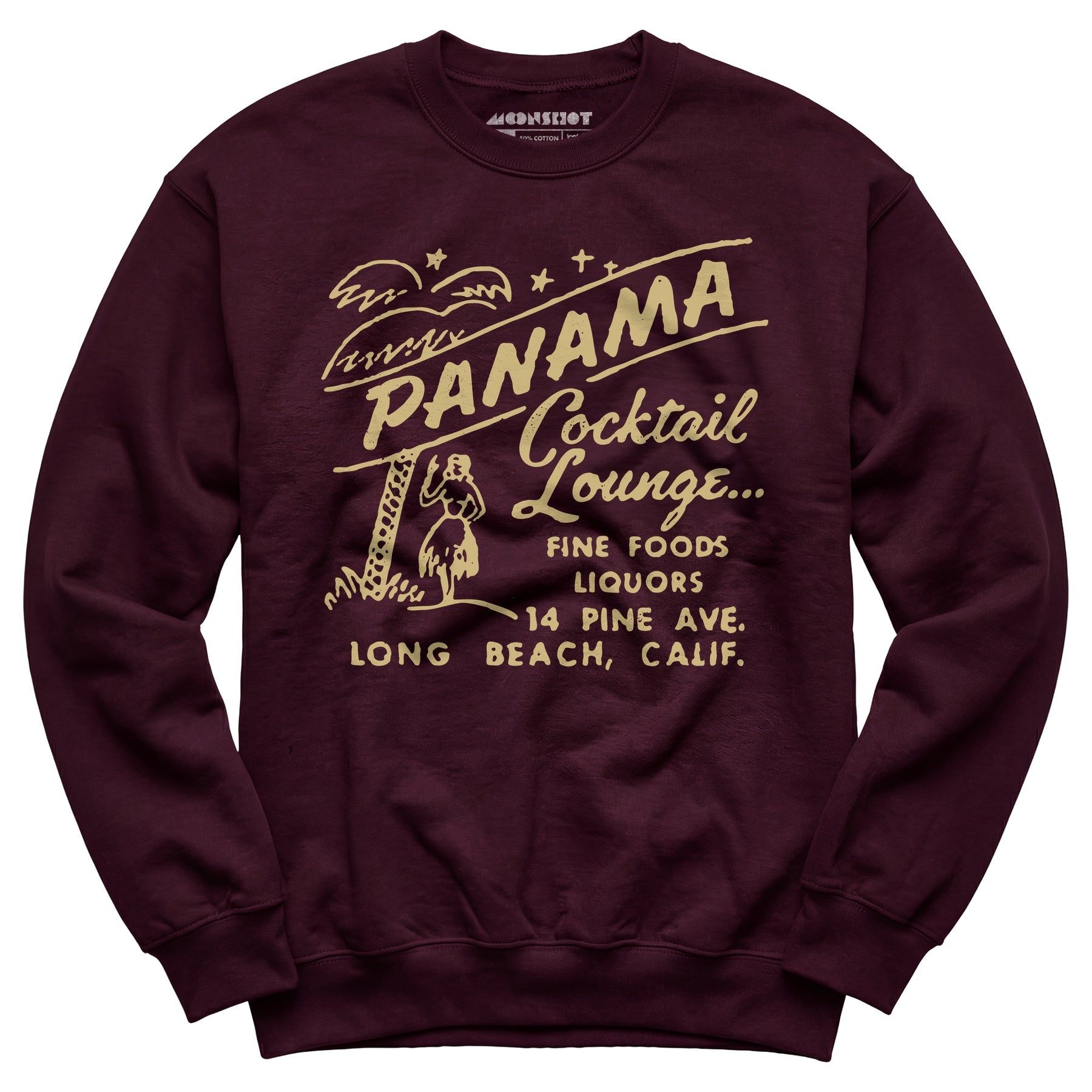 Panama Cocktail Lounge - Long Beach, CA - Vintage Tiki Bar - Unisex Sweatshirt