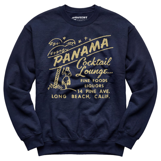 Panama Cocktail Lounge - Long Beach, CA - Vintage Tiki Bar - Unisex Sweatshirt