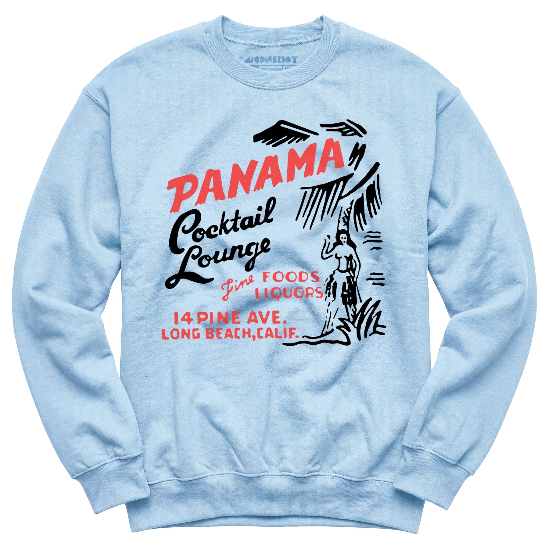 Panama Cocktail Lounge v2 - Long Beach, CA - Vintage Tiki Bar - Unisex Sweatshirt