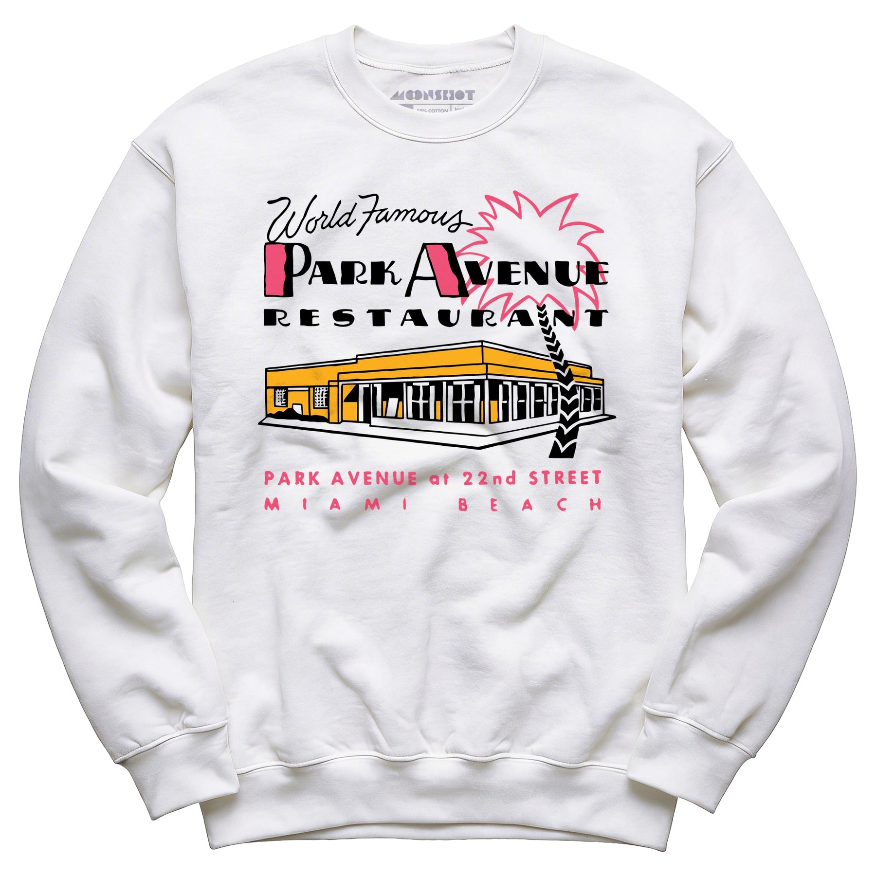 Park Avenue - Miami Beach, FL - Vintage Restaurant - Unisex Sweatshirt