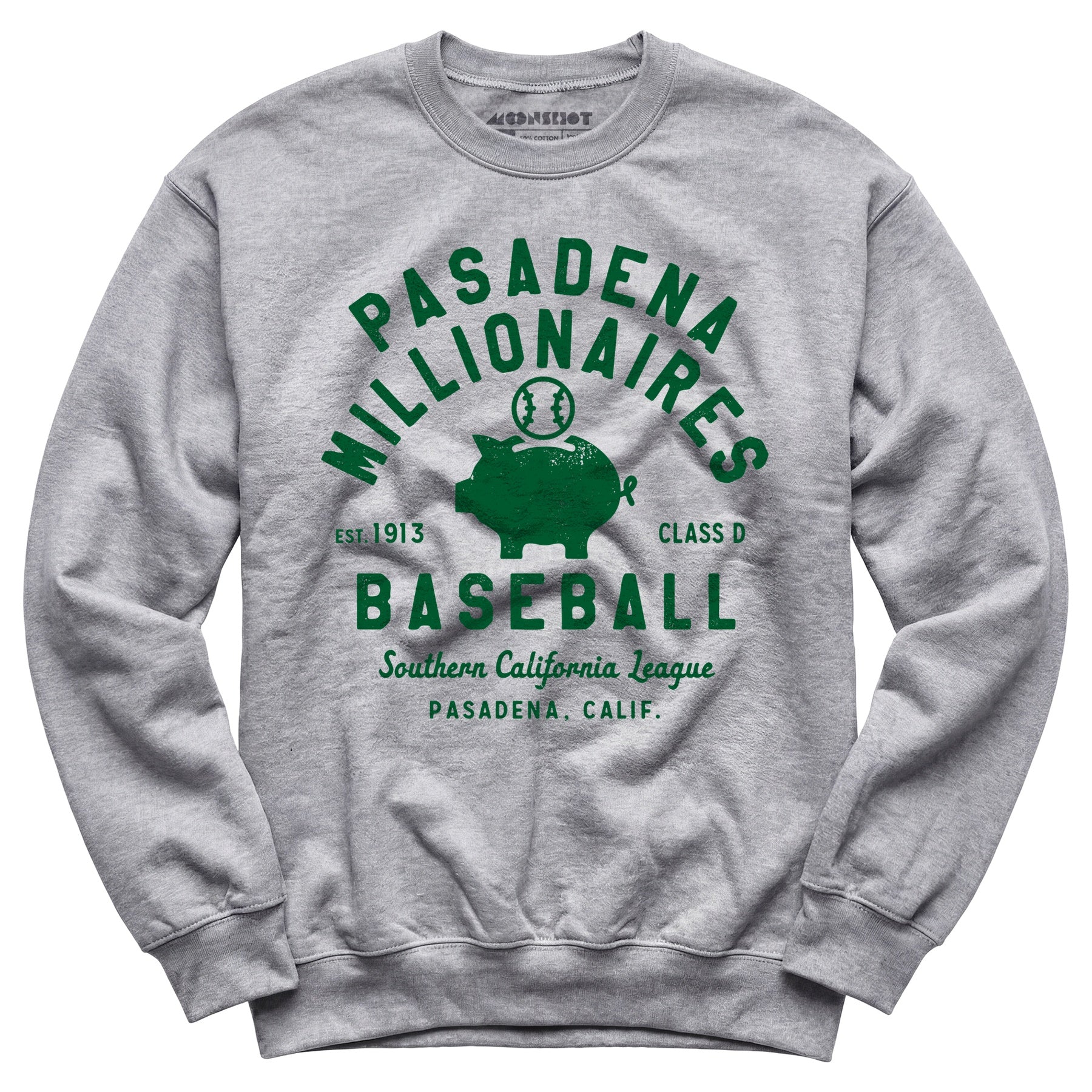 Pasadena Millionaires - California - Vintage Defunct Baseball Teams - Unisex Sweatshirt