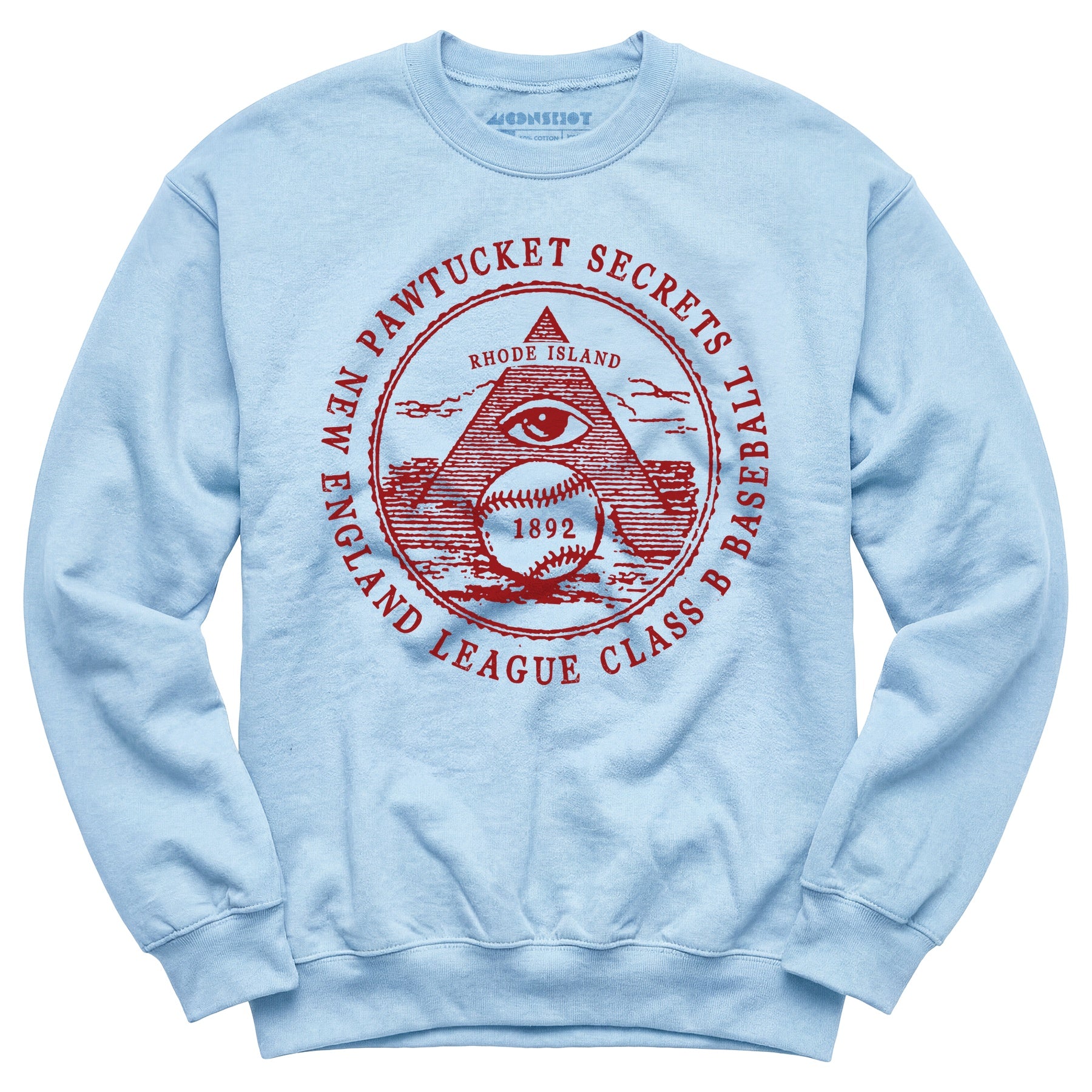 Pawtucket Secrets - Rhode Island - Vintage Defunct Baseball Teams - Unisex Sweatshirt