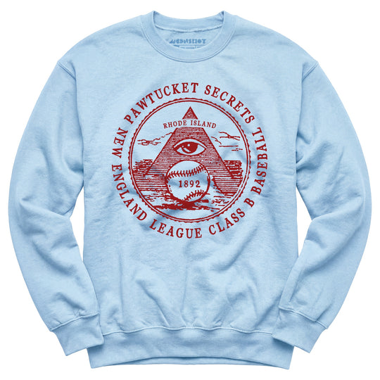 Pawtucket Secrets - Rhode Island - Vintage Defunct Baseball Teams - Unisex Sweatshirt