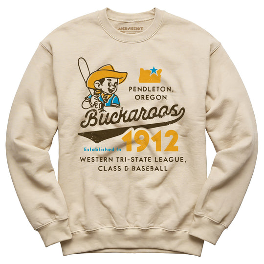 Pendleton Buckaroos - Oregon - Vintage Defunct Baseball Teams - Unisex Sweatshirt