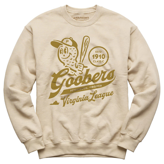Petersburg Goobers - Virginia - Vintage Defunct Baseball Teams - Unisex Sweatshirt