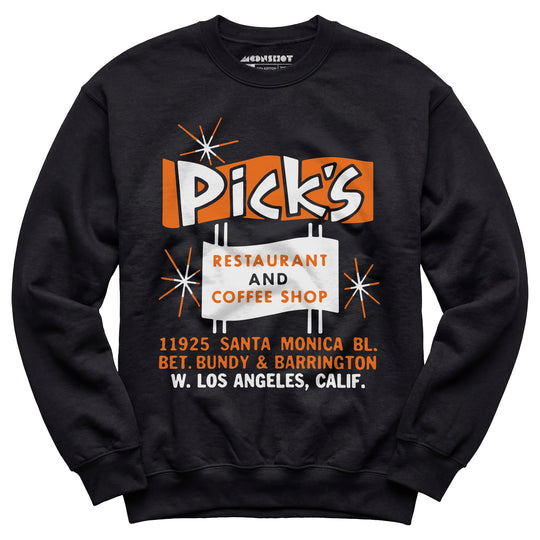 Pick's - Los Angeles, CA - Vintage Restaurant - Unisex Sweatshirt