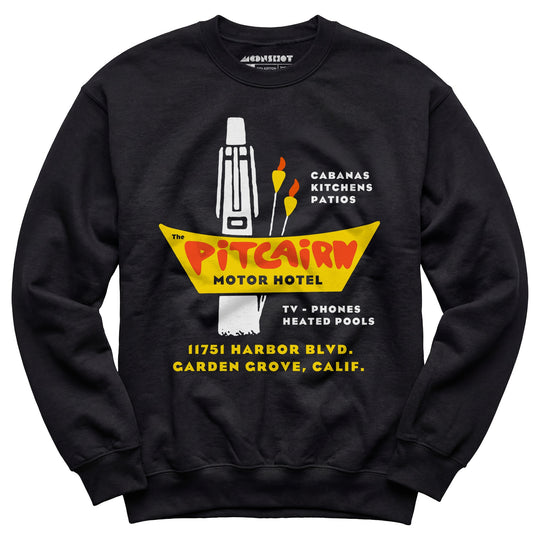 Pitcairn Motor Hotel - Garden Grove, CA - Vintage Hotel - Unisex Sweatshirt