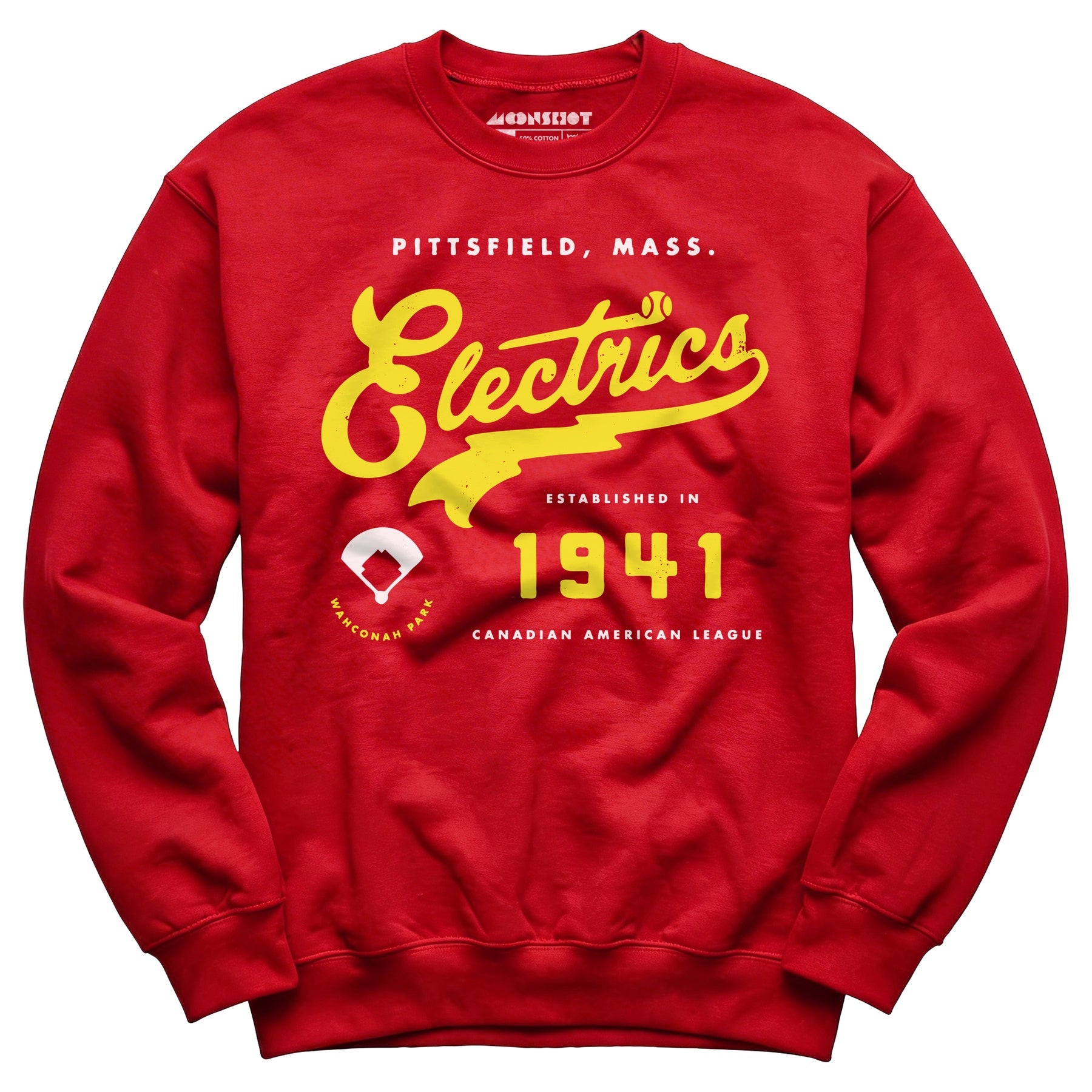Pittsfield Electrics - Massachusetts - Vintage Defunct Baseball Teams - Unisex Sweatshirt