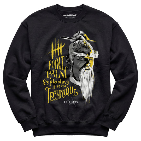 Point Palm Exploding Heart Technique - Unisex Sweatshirt