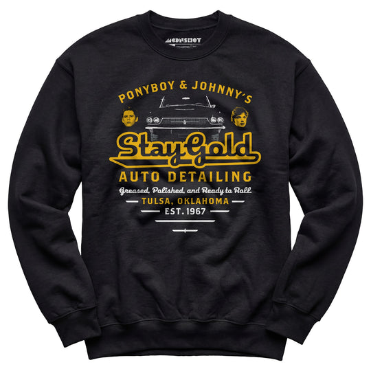 Ponyboy & Johnny's Stay Gold Auto Detailing - Unisex Sweatshirt