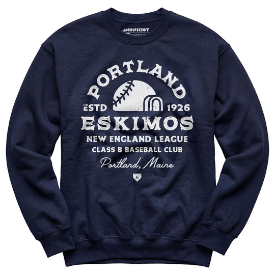 Portland Eskimos - Maine - Vintage Defunct Baseball Teams - Unisex Sweatshirt