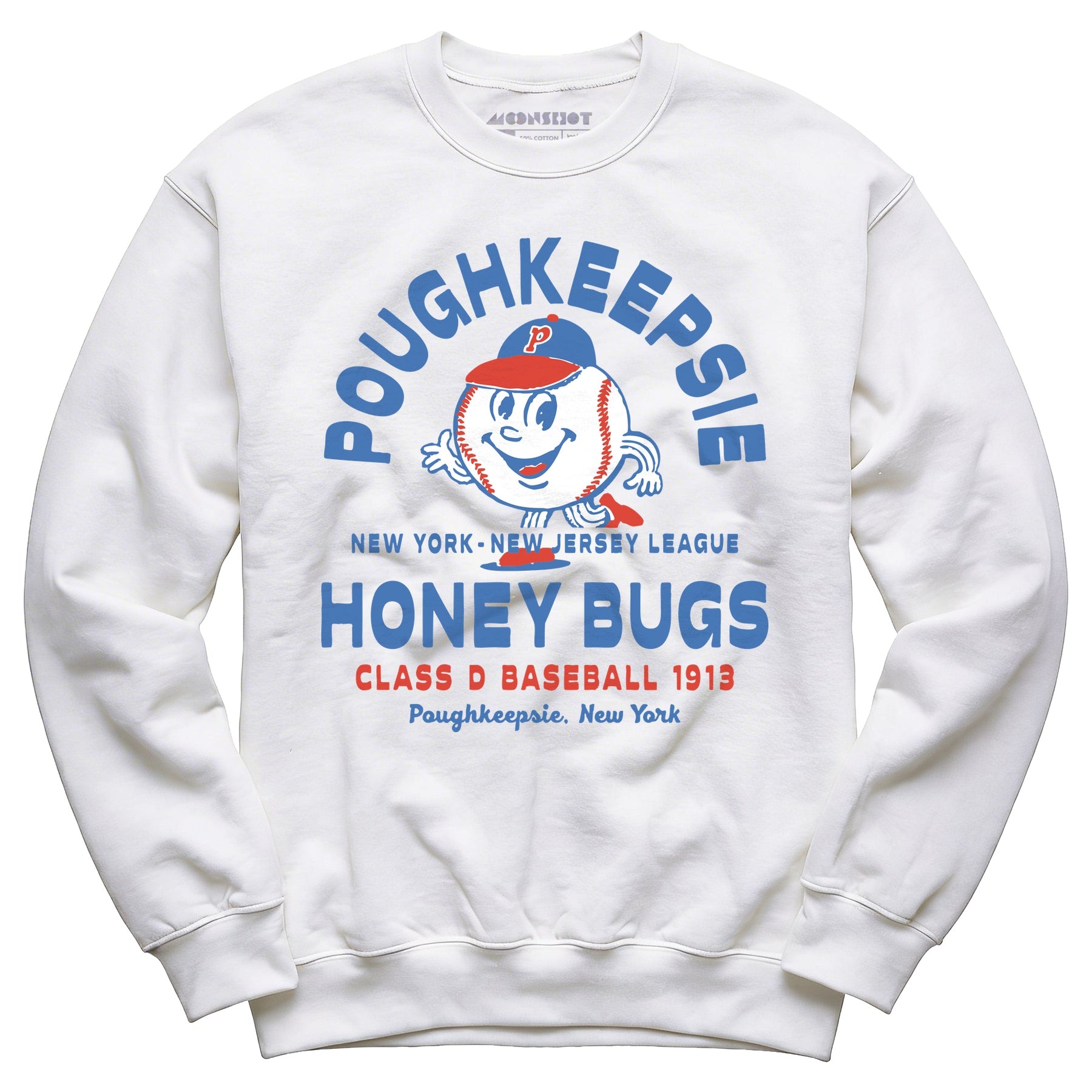 Poughkeepsie Honey Bugs - New Jersey - Vintage Defunct Baseball Teams - Unisex Sweatshirt
