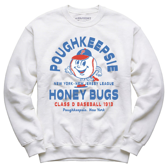 Poughkeepsie Honey Bugs - New Jersey - Vintage Defunct Baseball Teams - Unisex Sweatshirt