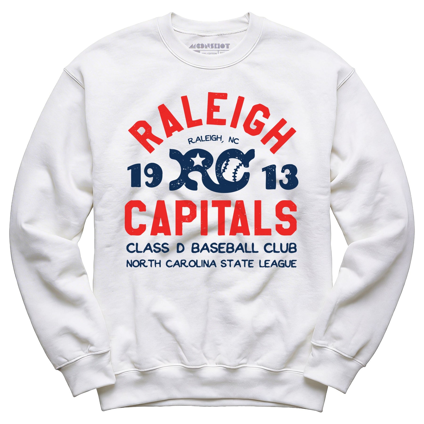 Raleigh Capitals - North Carolina - Vintage Defunct Baseball Teams - Unisex Sweatshirt