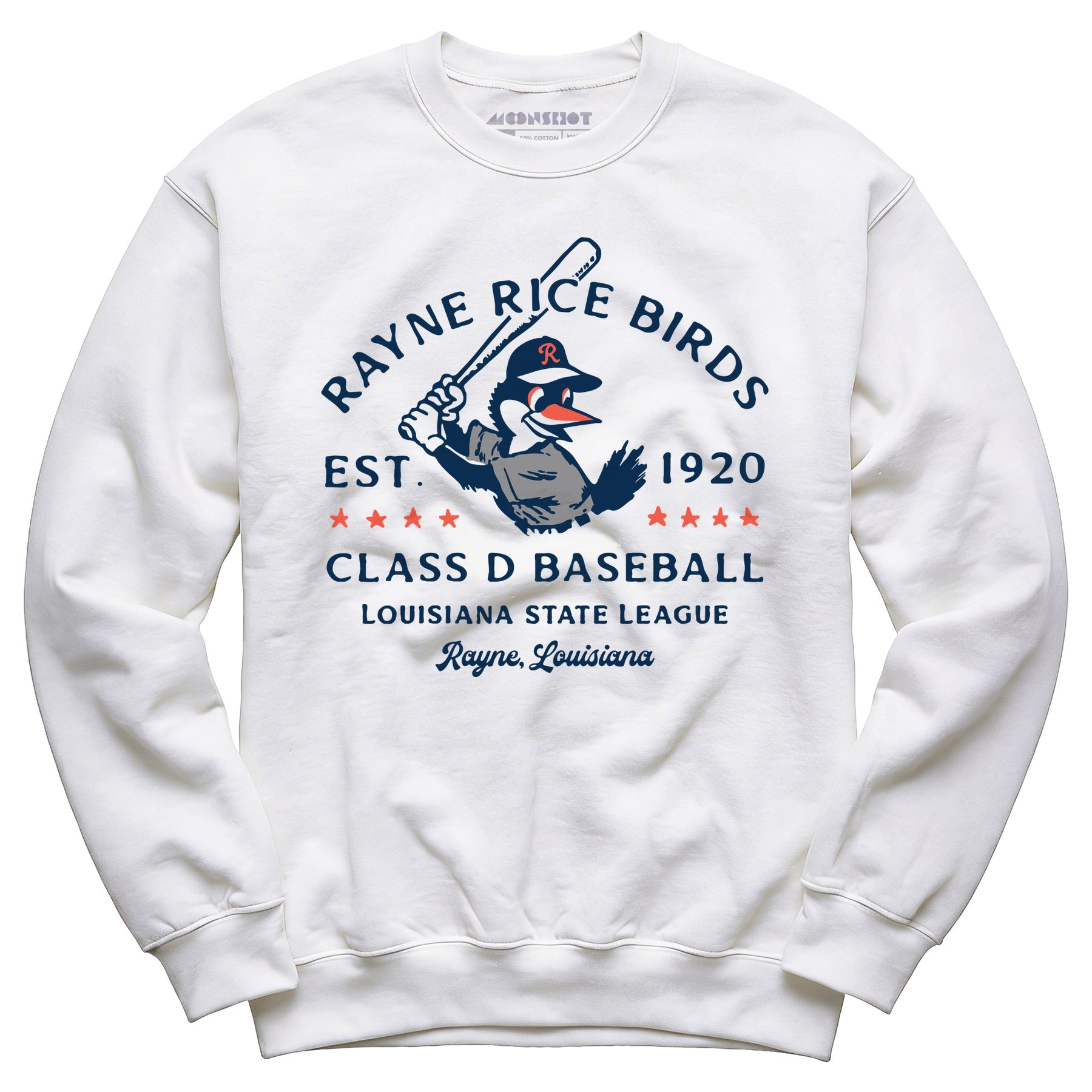 Rayne Rice Birds - Louisiana - Vintage Defunct Baseball Teams - Unisex Sweatshirt