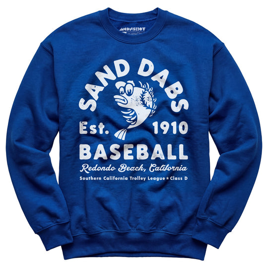 Redondo Beach Sand Dabs - California - Vintage Defunct Baseball Teams - Unisex Sweatshirt