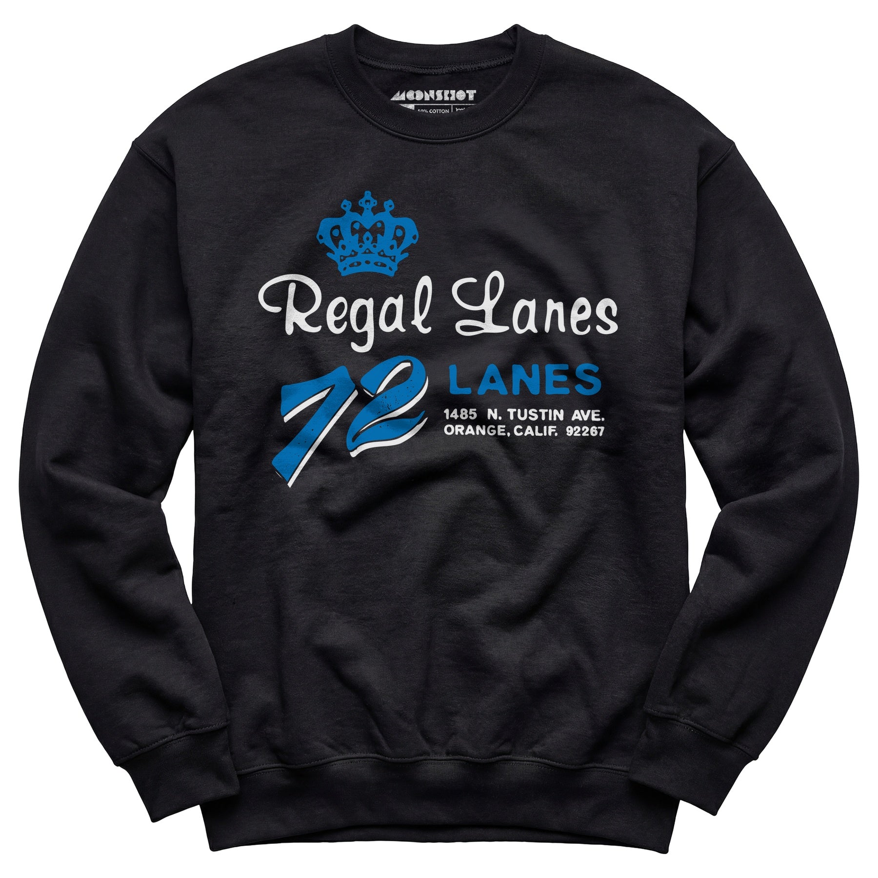 Regal Lanes - Orange, CA - Vintage Bowling Alley - Unisex Sweatshirt