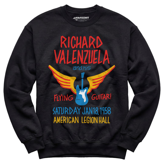 Richard Valenzuela and His Flying Guitar - Unisex Sweatshirt