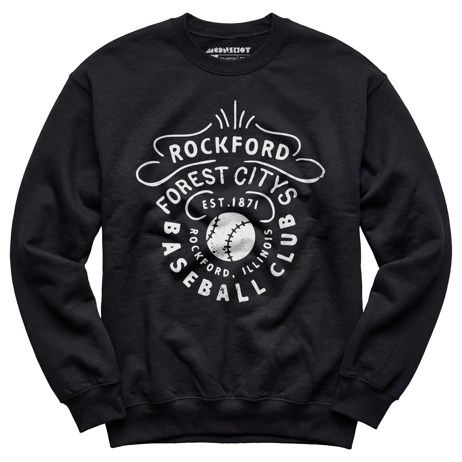 Rockford Forest Citys - Illinois - Vintage Defunct Baseball Teams - Unisex Sweatshirt