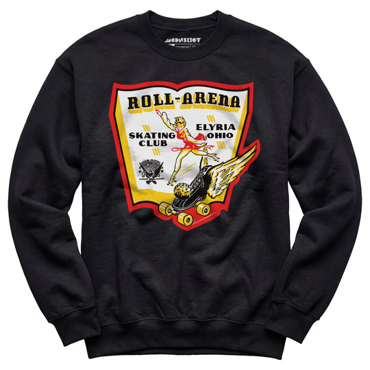 Roll-Arena - Elyria, OH - Vintage Roller Rink - Unisex Sweatshirt