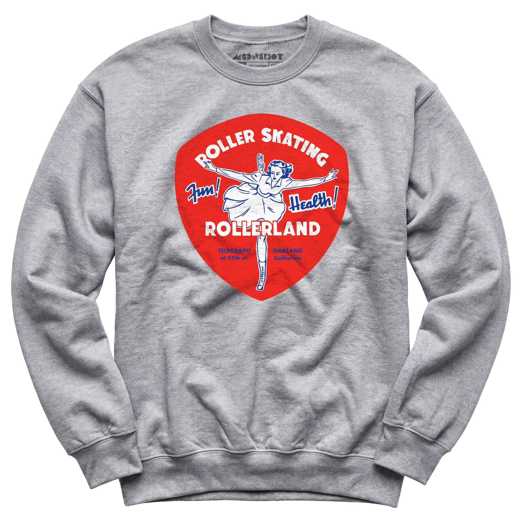 Rollerland - Oakland, CA - Vintage Roller Rink - Unisex Sweatshirt