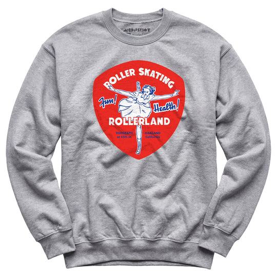 Rollerland - Oakland, CA - Vintage Roller Rink - Unisex Sweatshirt