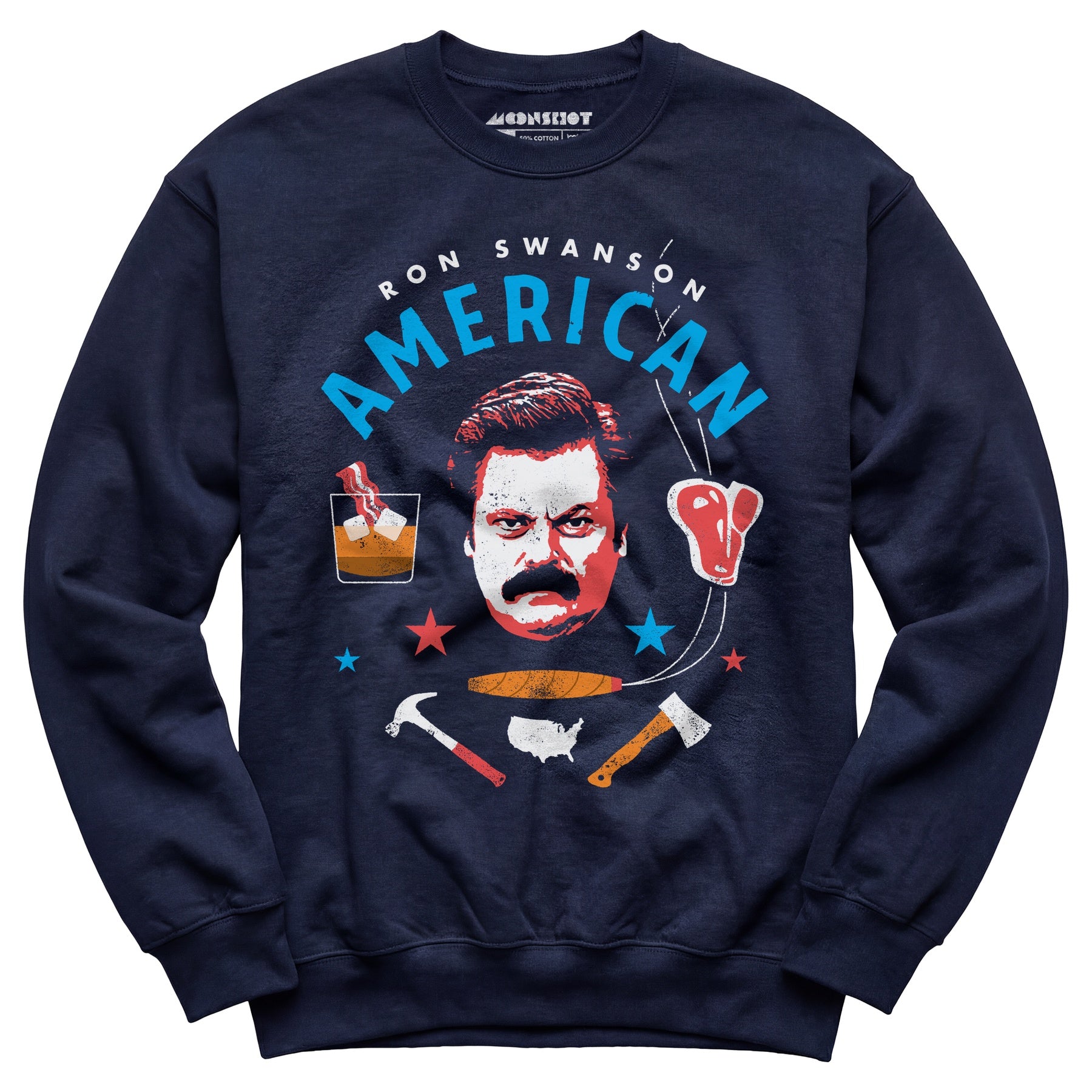 Ron Swanson American - Unisex Sweatshirt
