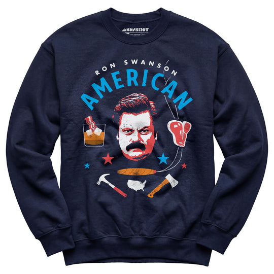 Ron Swanson American - Unisex Sweatshirt