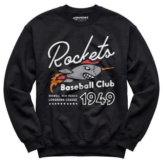 Roswell Rockets - New Mexico - Vintage Defunct Baseball Teams - Unisex Sweatshirt