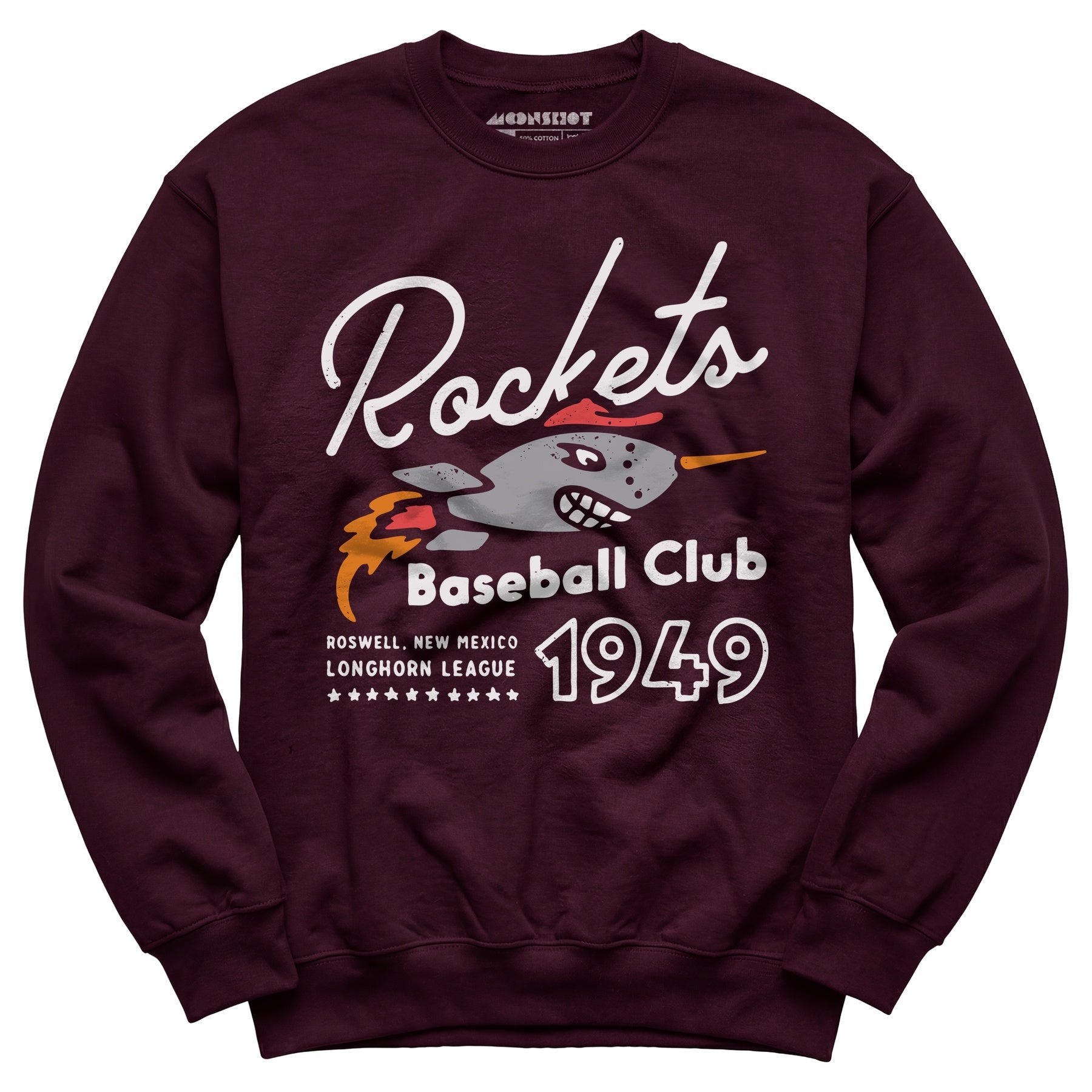 Roswell Rockets - New Mexico - Vintage Defunct Baseball Teams - Unisex Sweatshirt