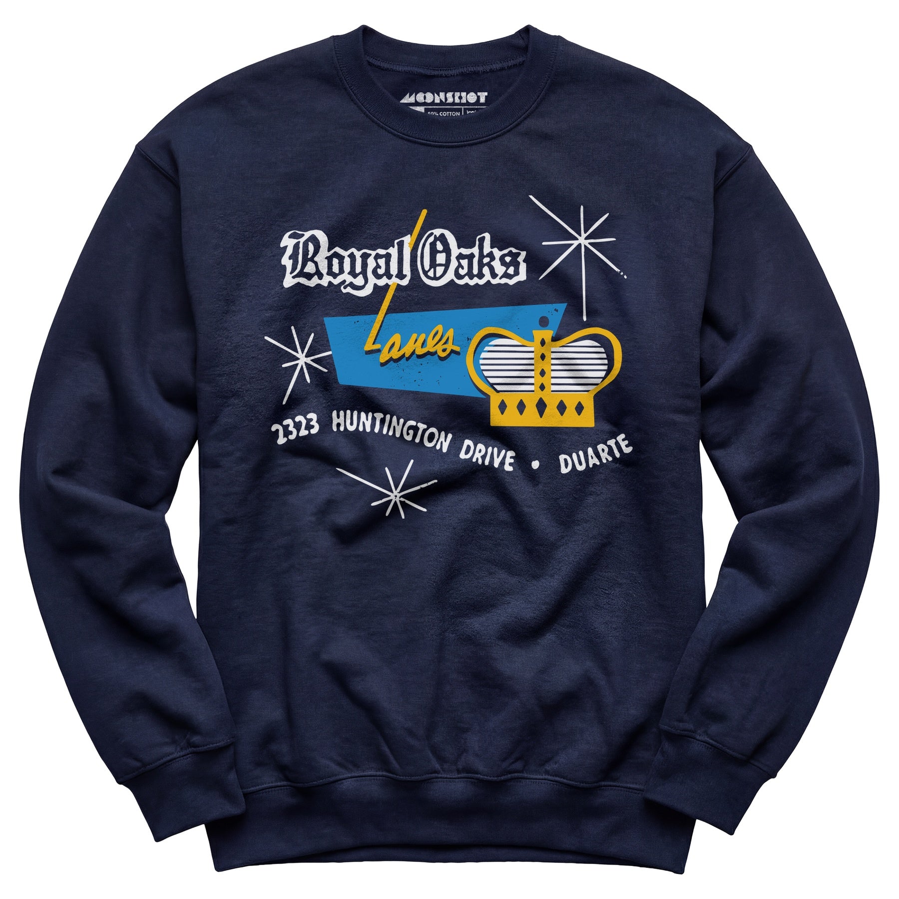 Royal Oaks Lanes - Duarte, CA - Vintage Bowling Alley - Unisex Sweatshirt