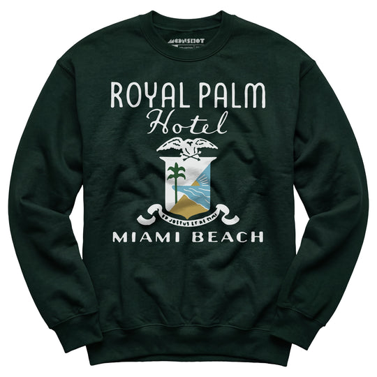 Royal Palm - Miami, FL - Vintage Hotel - Unisex Sweatshirt
