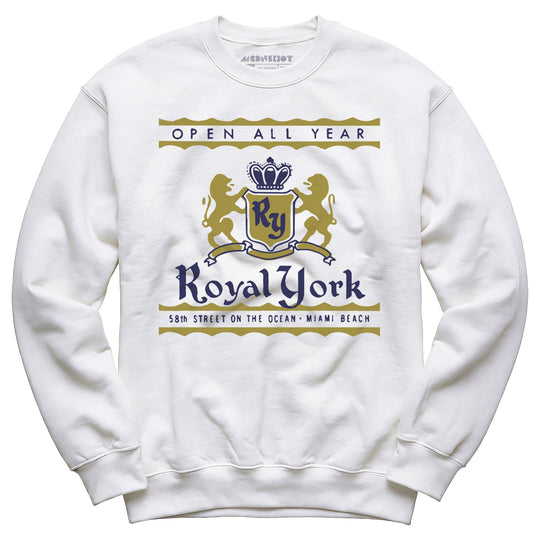 Royal York - Miami, FL - Vintage Hotel - Unisex Sweatshirt