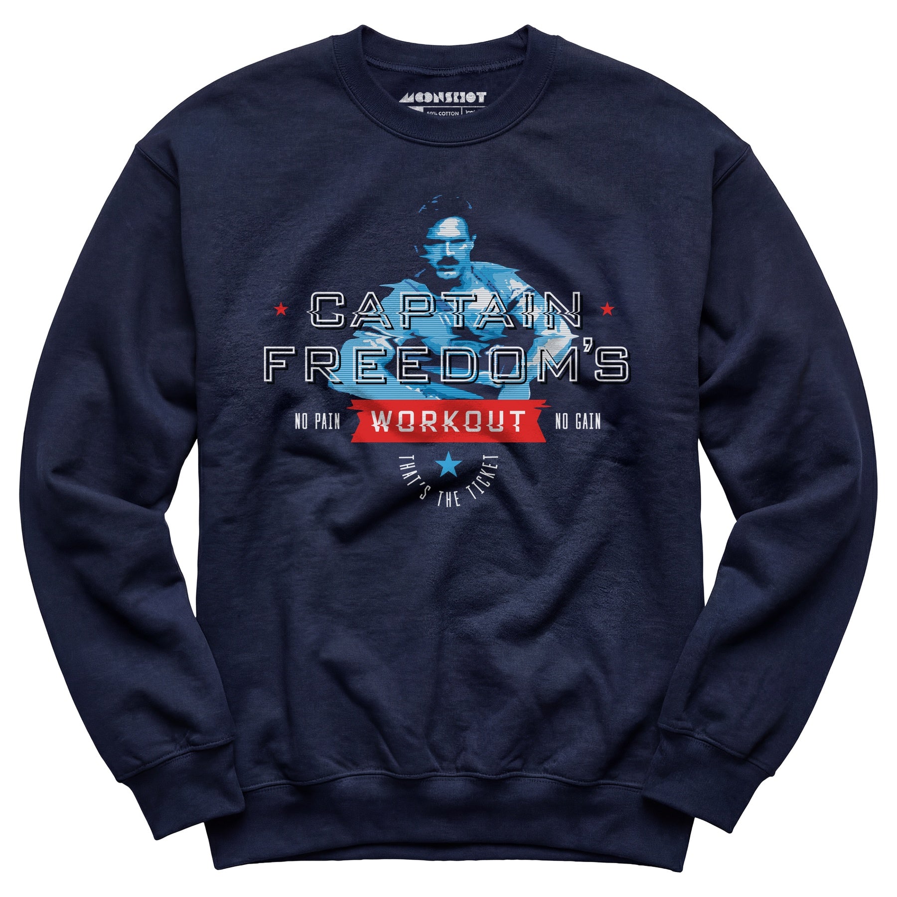 Running Man - Captain Freedom's Workout - Unisex Sweatshirt