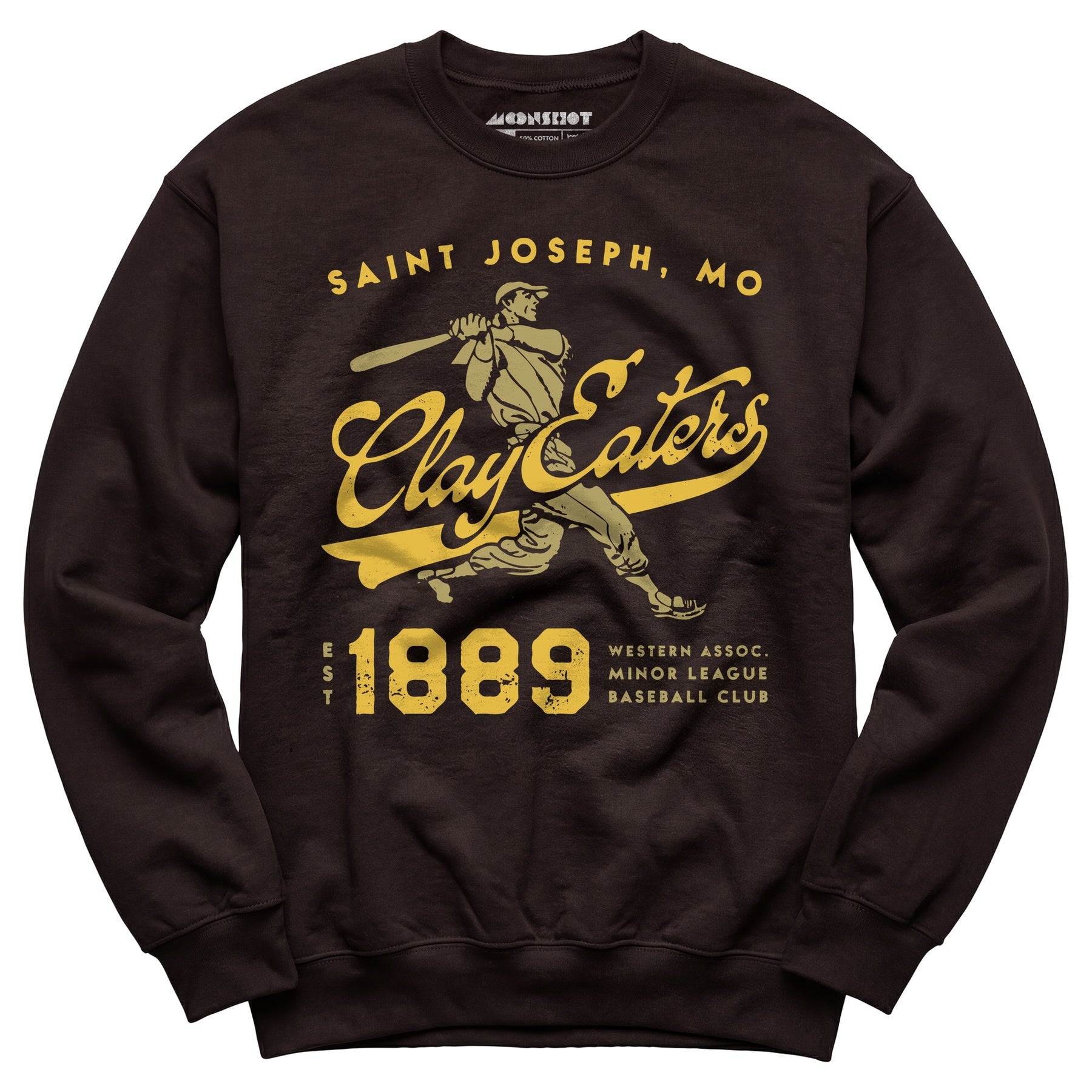 Saint Joseph Clay Eaters - Missouri - Vintage Defunct Baseball Teams - Unisex Sweatshirt
