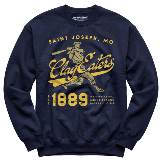 Saint Joseph Clay Eaters - Missouri - Vintage Defunct Baseball Teams - Unisex Sweatshirt