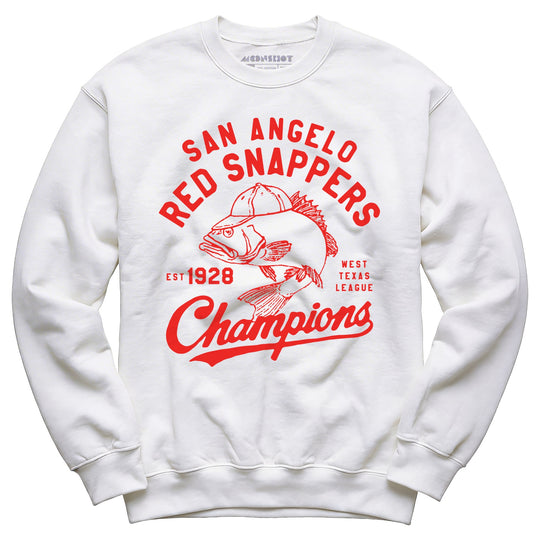 San Angelo Red Snappers - Texas - Vintage Defunct Baseball Teams - Unisex Sweatshirt