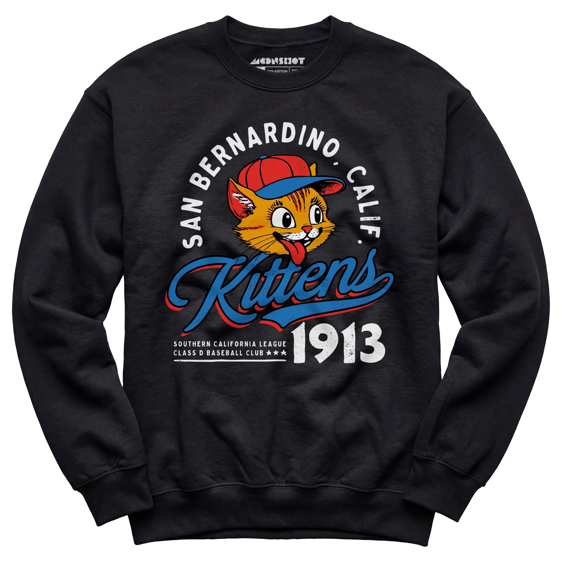 San Bernardino Kittens - California - Vintage Defunct Baseball Teams - Unisex Sweatshirt