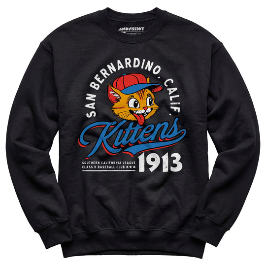 San Bernardino Kittens - California - Vintage Defunct Baseball Teams - Unisex Sweatshirt